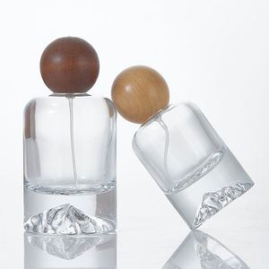 Luxury <b>30ml</b> 50ml 100ml <b>Perfume</b> <b>Bottle</b> with Volcano Base and Pump Sprayer Cap <b>Perfume</b> Spray <b>Bottle</b> Custom logo Printed - Product Image 4
