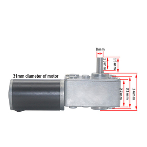 Motoréducteur CC Philips, 12 V C.c., 5 W, 60 Tr/min, Dia. De L'arbre 4mm