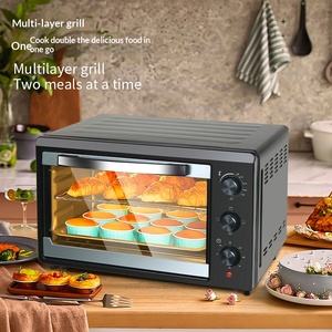 Four à convection 56L en acier inoxydable, multifonctionnel, électrique, pour la cuisson et le maintien au chaud, usage domestique et extérieur, grande capacité, vente en gros - Product Image 1