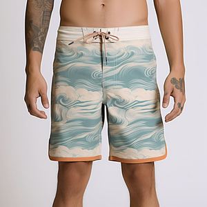 Wholesale Surf Boardshorts <b>Men</b> Swimwear Shorts Swimming <b>Trunk</b> <b>Mens</b> Quick Dry Board Shorts Beach Pants - Product Image 3