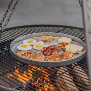 Plateau de cuisson rond antiadhésif commercial en acier inoxydable, plateau à pizza, plateau à fromage, outils de cuisson - Product Image 5