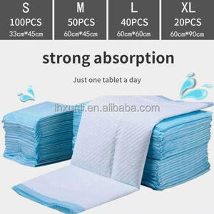 OEM Custom ize 60x60cm <span class=keywords><strong>60</strong></span>*90 Übergroßes Welpen-Töpfchen für das Training von duftenden Einweg-Pee-Mats-Pads mit Kanten barriere - Product Image 5