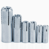 Chevilles d'expansion en acier au carbone et chevilles pour cloisons sèches de type aéronautique pour murs en briques creuses et applications murales creuses