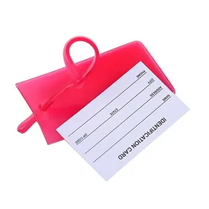 Airline Check Luggage Tags Hard PVC Luggage Tags with Customized Logo