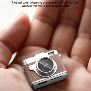 Mini caméra numérique rétro tendance 2026 pour enfants, porte-clés, enregistreur vidéo AVI 1080P 20MP, caméra Vlog - Product Image 2