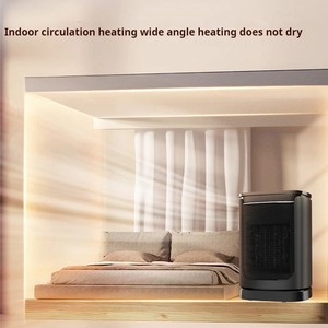 New Silent Multi-functional 1500W Digital Display Desktop Warm air Blower with Remote <b>Control</b> Timed Both Warm & Cold Fan Heater - Product Image 5