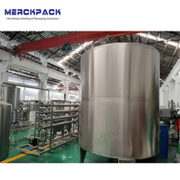 Réservoir en acier inoxydable 500L 1000L avec agitateur homogénéisateur mélangeur Réservoir avec veste chauffage électrique Réservoir de mélange en acier inoxydable