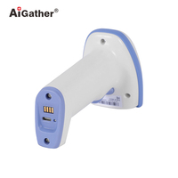 Escáner de Código de Barras Automático, Escáner de Código de Barras Inalámbrico de Mano, Pistola de Escaneo de Código QR con Bluetooth y Base