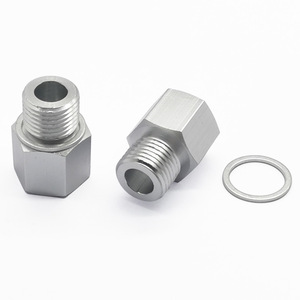 อะแดปเตอร์เกจวัดแรงดันน้ำมันอลูมิเนียม M16x1.5 ถึง 14NPT สำหรับการอัพเกรดเครื่องยนต์ LS - Product Image 3