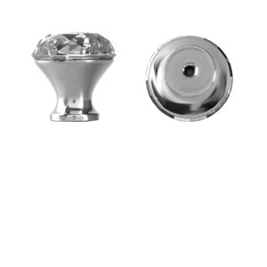 다이아몬드 크리스탈 유리 합금 가구 손잡이 30mm 서랍장 도어 손잡이 - Product Image 6