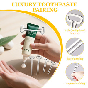2025 gros multifonctionnel Salon de coiffure métal <span class=keywords><strong>presse</strong></span> clé roulante en acier inoxydable manuel <span class=keywords><strong>dentifrice</strong></span> <span class=keywords><strong>presse</strong></span>-agrumes clé pour salle de bain - Product Image 4