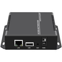 Decodificador de Cámara IP URayTech 4K 60fps con Salida HDMI Dual, Transcodificador de Transmisión de Video para Convertir RTSP RTMP SRT HLS UDP