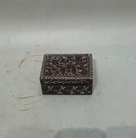 수제 나무 보석함, 우아한 수납 및 선물 디자인, 장식용 기념품 상자 10X8X4CM 스타일 오버시즈 SO5217