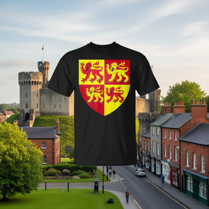 T-shirt avec le blason du Pays de Gal, drapeau souvenir, tee-shirt Cardiff - Product Image 3