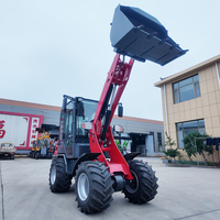 Heißes Produkt: 4WD Kompakt-Frontlader für die Landwirtschaft – 4WD Diesel Teleskop-Radlader mit Schaufel für Garten und Hof