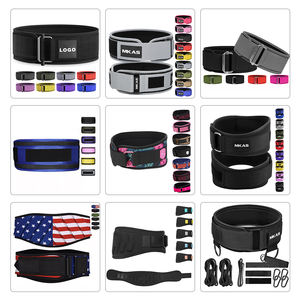 MKAS 맞춤형 조절 가능 EVA 나일론 체육관 벨트 고품질 파워리프팅 리프팅 벨트 통기성 웨이트리프팅 장비 허리 보호 - Product Image 6