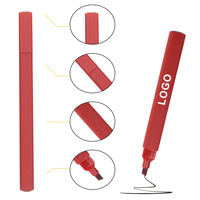 Bolígrafo colorido Spot Pastel Marandi Highlighter INS, puntas oblicuas personalizadas, rotuladores de punto clave para estudiantes, marcador con logotipo personalizado