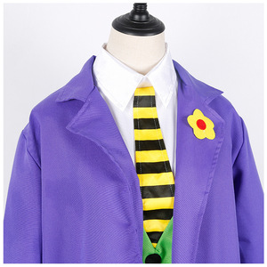 Costumes de carnaval de <span class=keywords><strong>clowns</strong></span> violets, inspirés du cinéma et de la télévision, pour des spectacles de cosplay rétro lors des fêtes d'Halloween en Europe et en Amérique - Product Image 4