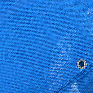 Blau-Orange PE-beschichtete Plane, Wasserdichte Outdoor-Abdeckplane für Tierhäuser, Pergolen und Einhausungen - Product Image 3