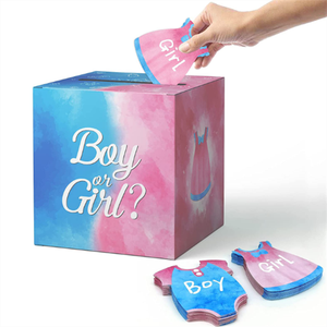 Baby Shower e genere rivelano le urne per il voto di genere per feste Decorative per matrimoni - Product Image 3