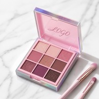 Boîte à cils holographique personnalisable avec logo, rose, vide, pour 3 paires de cils en vison, marque privée