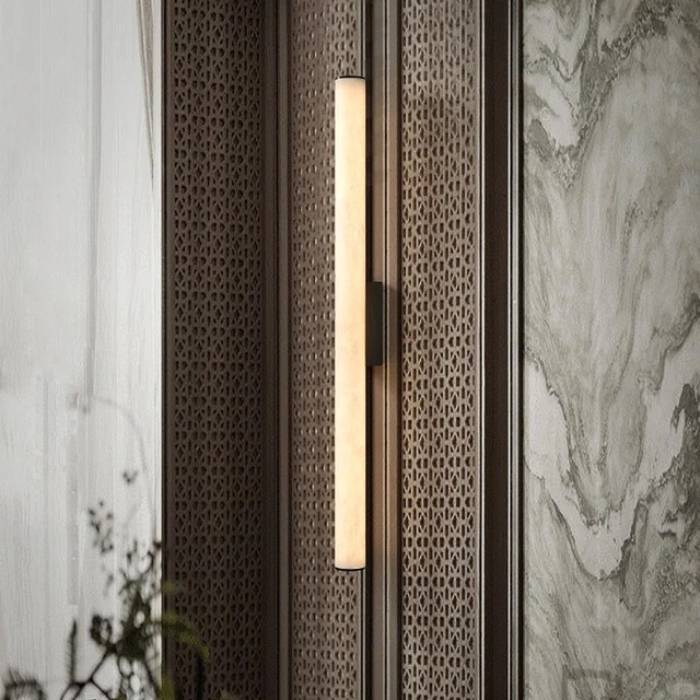 Factory Custom Nordic Style Marble Wall Lamp Indoor Lighting Living Room Decor Sconce Simple Wall Light
