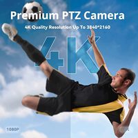 Caméra de streaming 4K USB3.0 PTZ pour conférences, diffusion en direct, encadrement automatique, télécommande, application multi-scénarios