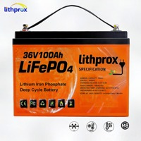 Nouvelle technologie LiFePO4, batterie 36V100AH pour aide à la mobilité, remplacement de batterie au plomb-acide, usage intensif pour fauteuil roulant de patient, FCC CE RoHS UN38.3