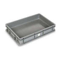 Capacité réutilisée résistante du conteneur 18L de pp se pliant 600mm L X 400mm D X 100mm H empilant et structure perforée