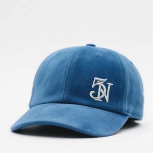 عالية الجودة الموضة الكلاسيكية التطريز جلد الغزال قبعة 5-لوحة منحنية حافة جلد الغزال قبعات بيسبول شعار مخصص - Product Image 2