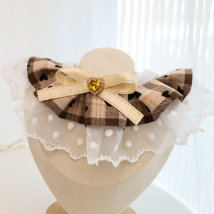 JM-New Bow Lace Cat Bibs Collar Small Dogs Bandana Bow <strong>Tie</strong> Kitten Dog <strong>Scarf</strong> Princess Style <strong>Pet</strong> Bandana Cat Accessories - Product Image 3