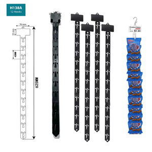 Clip de suspension en plastique Hookei de 63 cm, épaisseur 1,3 mm, avec logo personnalisé pour la merchandising et le stockage en supermarché - Product Image 6
