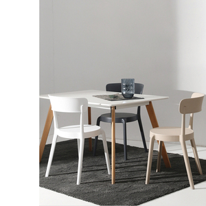 De diseño moderno barbar café restaurante salón sala de mesa de muebles de silla de plástico - Product Image 5
