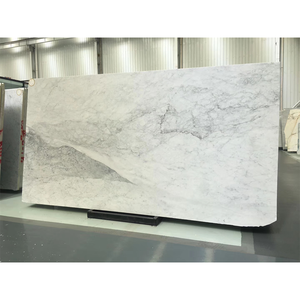 Заводской Профессиональный настраиваемый высококачественный полированный мраморный роскошный каррарский белый мраморный пол - Product Image 3