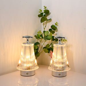 LED draagbare bureaulamp klein nachtlampje nieuwe Chinese stijl aanraakbediening dimbaar acryl ornament romantische decoratieve sfeer - Product Image 1