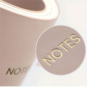 Wholesale Custom Gold Stamp College Ruled A5 Thermal Binding Hardcover Leather <b>Diary</b> <b>Notebook</b> Journals 100 Sheets Gift - Product Image 3