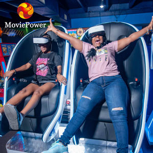Cinéma 9D VR à 2 Sièges, Jeux de Réalité Virtuelle, Attractions de Parc à Thème VR, Cinéma Œuf VR - Product Image 1