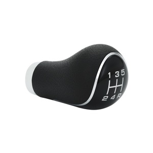 Car Gear <b>Shift</b> <b>Knob</b> For Mazda Manual Transmission Black Leather Ergonomic Design QZXN-K14 - Product Image 4