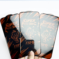 Protection d'écran anti-espion en verre trempé Yongpoly pour iPhone Duo 300C ESD compatible avec iPhone 17 Air 16 15 14 13 12 11 18 Pro Max