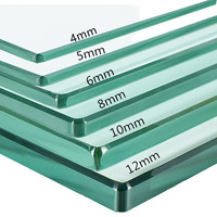 Vidrio de Seguridad Templado Ultra Transparente de Alta Resistencia para Ventanas Industriales, Exteriores y Muros Cortina de Edificios, en Múltiples Espesores