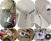Cable de Extensión de Alimentación BNC a CC para CCTV, 5M-50M, Cables de Comunicación para Cámaras de Seguridad/DVR/Video