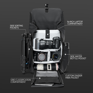 Mochila para Cámara DSLR de Gran Capacidad MOYYI, Bolsa de Cámara de PVC para SLR/DSLR, Bolsas de <span class=keywords><strong>Video</strong></span> Impermeables para Exteriores para Hombre - Product Image 4