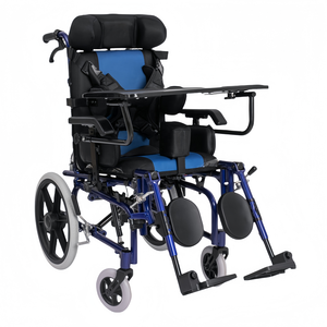 Vente en gros de fauteuil roulant manuel confortable pour les enfants atteints de paralysie cérébrale Prix de la conception de dossier haut - Product Image 3