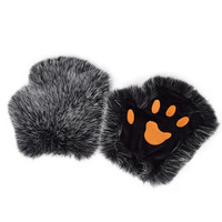 Offre Spéciale : Kit de Cosplay Renard Artificiel – Bandeau, Queue, Pattes en Peluche, Gants et Crocs d'Animaux pour Halloween et Fêtes Costumées