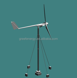 เสาหอคอยแบบใช้ลวดสลิงขนาด 12 เมตร สำหรับกังหันลมแนวนอน 2 กิโลวัตต์ - Product Image 3