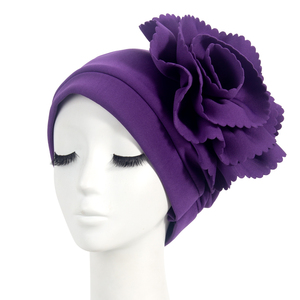 Turbantes elásticos nigerianos para <span class=keywords><strong>mujer</strong></span>, turbante de estilo africano, turbante musulmán, para la cabeza turbante, decoración de flores, gorro para envolver la cabeza - Product Image 2