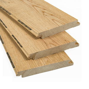 Plancher en bois de teck massif 18 mm Chauffage par le sol Clic sans colle Sans poutre Moderne Écologique Utilisation intérieure - Product Image 1