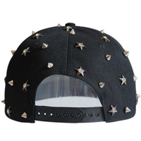 Gorras de camionero a la moda para hombres y mujeres con remaches metálicos, gorra de béisbol juvenil, gorra snapback plana, gorras de rapero.