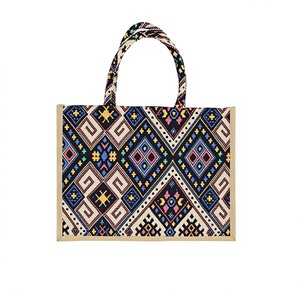 Fabricante de Bolsas de Yute Personalizadas, Bolsa de Compras Reutilizable Ecológica, Impresión de Logotipo Personalizado, Bolsa de Regalo Promocional, OEM ODM - Product Image 1
