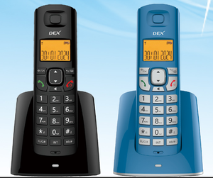 2025 mô hình mới không dây hệ thống điện thoại Dect 6.0 2 thiết bị cầm tay 100m phạm vi sinh thái chế độ hiển thị kỹ thuật số người gọi ID HD giọng nói 10hrs nói chuyện - Product Image 6